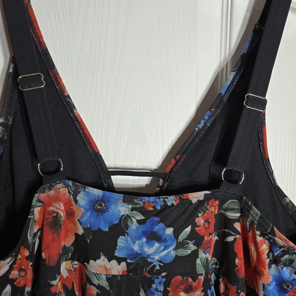 BloomChic Floral Swim Dress - Picture 3 of 7